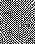 Stripe Geometric Maze Pattern Rug