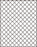 Interlocking Diamond Lattice Pattern Rug