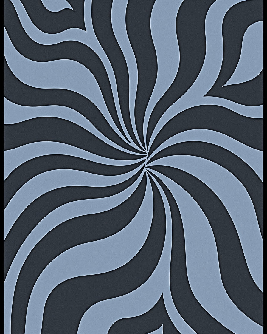 Swirling Abstract Design Rug