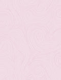 Pale Pink Swirl Abstract Pattern Rug