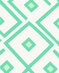 Geometric Diamond Lattice Design Rug