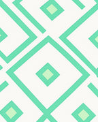 Geometric Diamond Lattice Design Rug