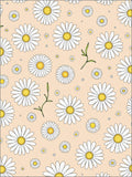 Daisy Flower Pattern Rug