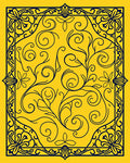 Ornate Floral Swirl Pattern Rug