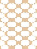 Modern Geometric Honeycomb Design Rug