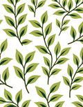 Leafy Branch Pattern Spring Design Rug