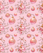 Pink Pearl Ornaments Floral Accents Rug