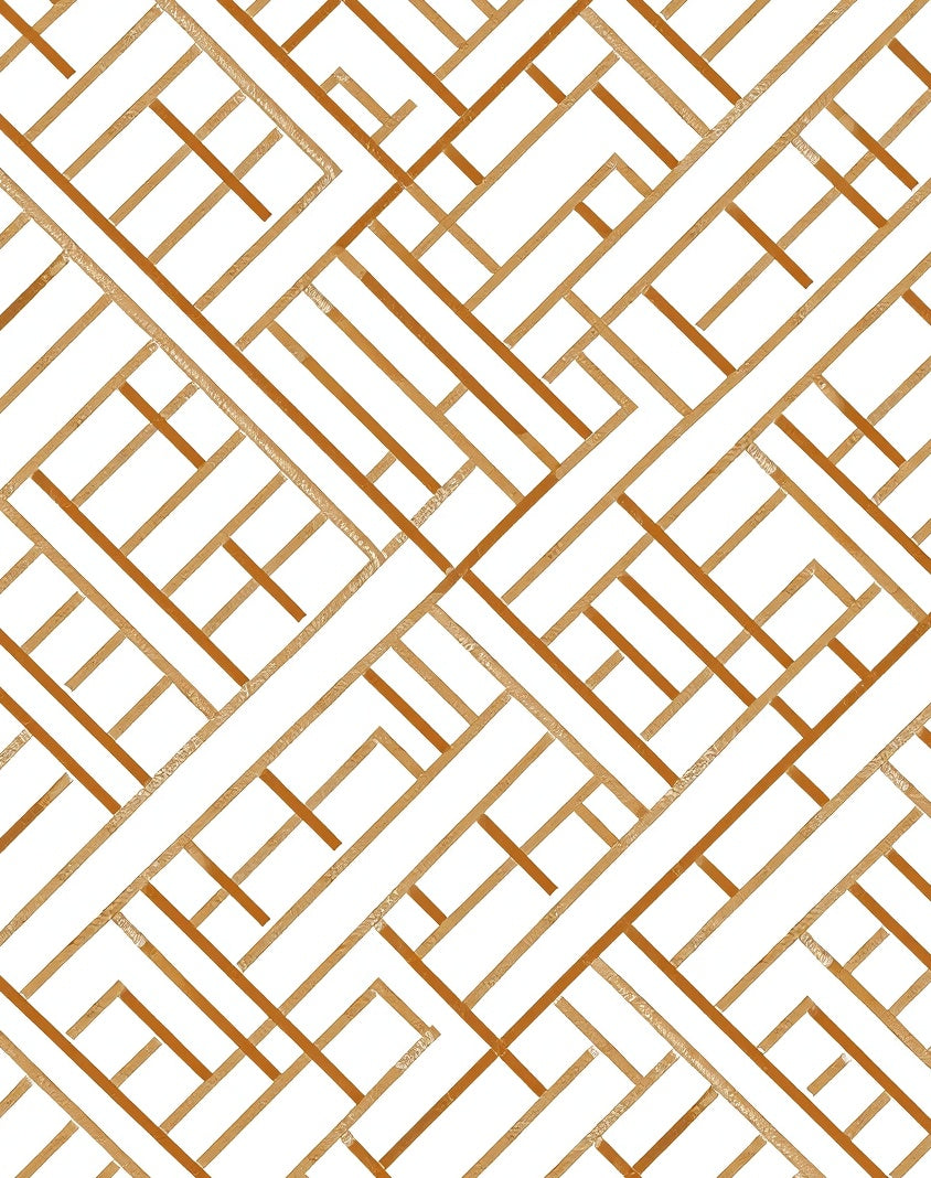 Modern Geometric Lines Rug