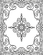 Elegante Swirls Floral Medallion Rug