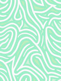 Mint Green Abstract Flow Rug