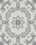 Elegant Floral Scrollwork Pattern Rug