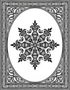 Intricate Floral Star Emblem Rug