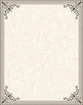 Classic Swirls Ornate Border Rug