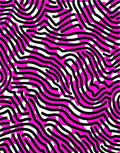 Bold Pink Black Abstract Lines Rug