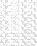 Abstract 3D Block Line Art Rug