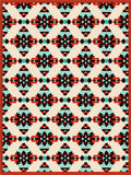 Vibrant Geometric Patterned Area Rug