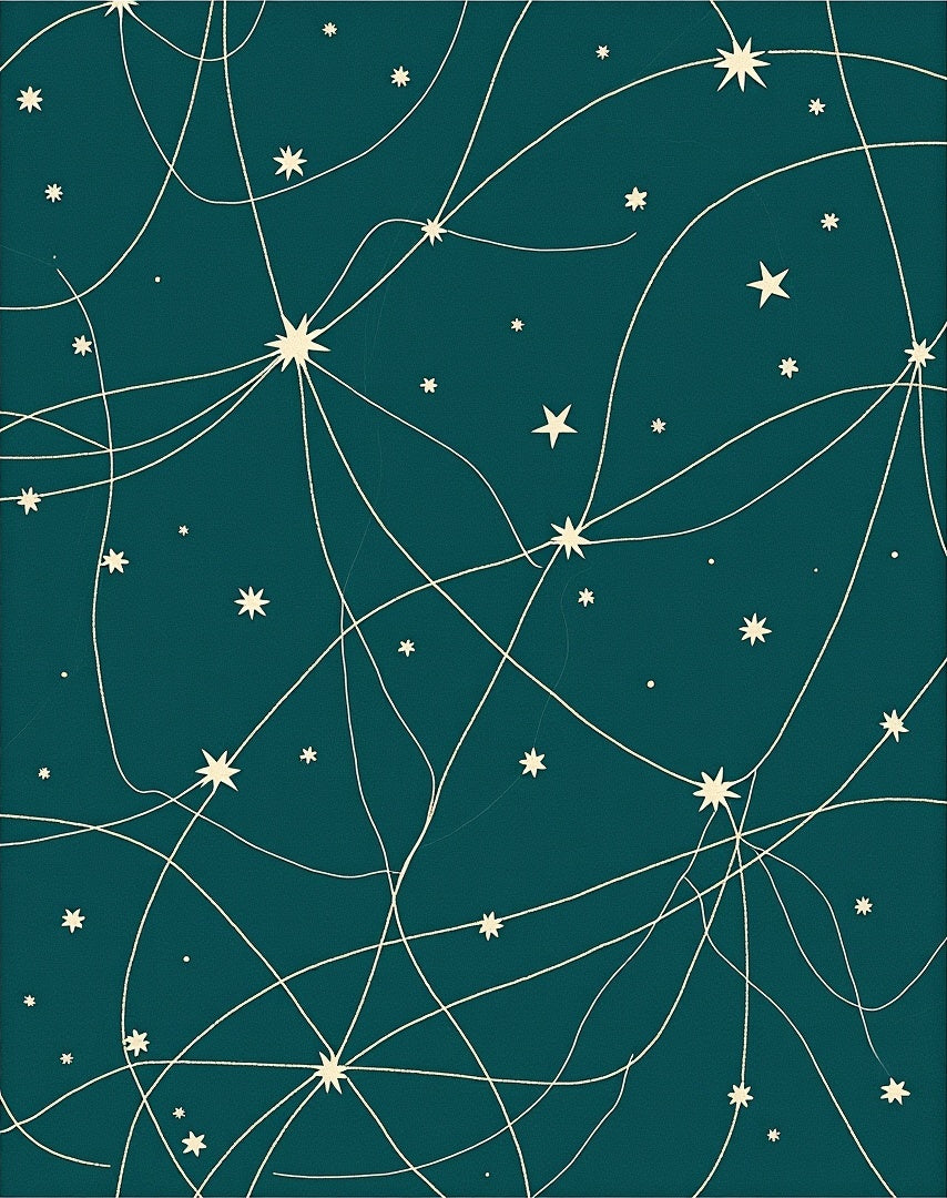 Constellation Woven Star Pattern Rug