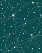Constellation Woven Star Pattern Rug
