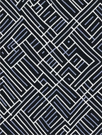 Abstract Maze Line Art Rug