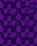 Deep Purple Geometric Tessellation Pattern Rug