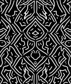 Geometric Organic Abstract Design Rug