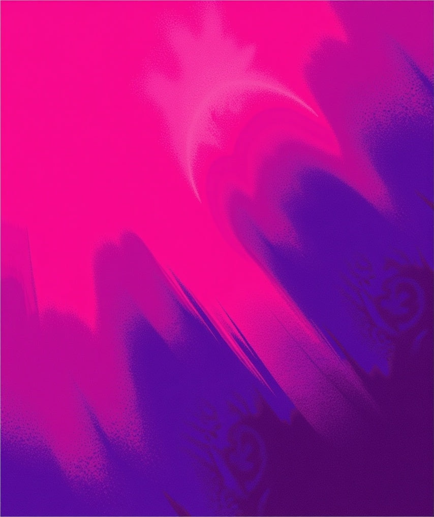 Vibrant Magenta Purple Swirl Rug