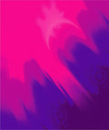 Vibrant Magenta Purple Swirl Rug