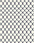 Modern Chain Link Pattern Rug