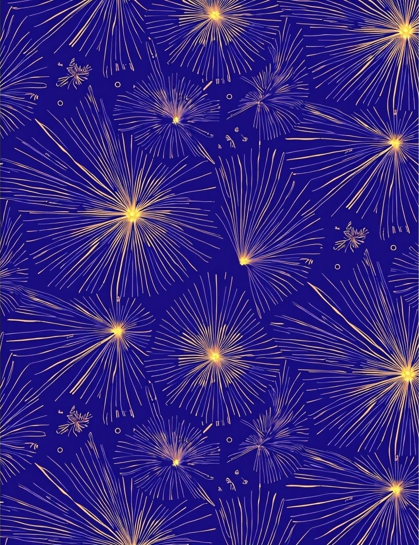 Exploding Starburst Pattern Rug