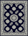 Classic Intricate Floral Mandala Pattern Rug