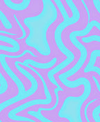 Psychedelic Swirl Pastel Design Rug