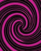 Hot Pink Swirl Pattern Rug