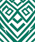 Geometric Face Pattern Rug