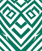 Geometric Face Pattern Rug