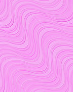 Pretty Pink Wavy Lines Rug