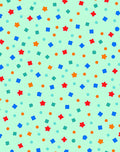 Playful Star And Dot Pattern Rug
