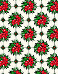 Vibrant Red Berry Cluster Botanical Rug