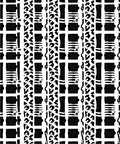 Bold Stripe Leopard Modern Pattern Rug