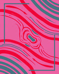 Bold Swirls Lines Abstract Rug