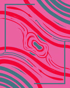 Bold Swirls Lines Abstract Rug