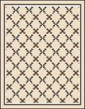 Neutral Geometric Patterned Design Rug