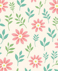 Sweet Floral Vines Pattern Rug