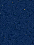 Celestial Swirls Abstract Star Pattern Rug