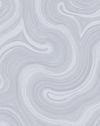 Gray Swirl Abstract Pattern Rug