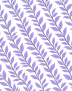 Lavender Vine Patterned Rug