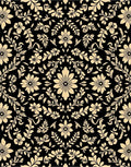 Vintage Floral Damask Pattern Rug
