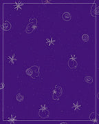 Whimsical Star Swirl Pattern Rug