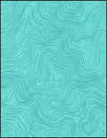 Teal Abstract Swirl Pattern Rug