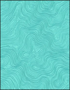 Teal Abstract Swirl Pattern Rug