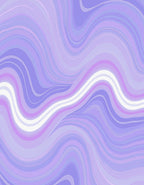 Flowing Pastel Waves Design Rug